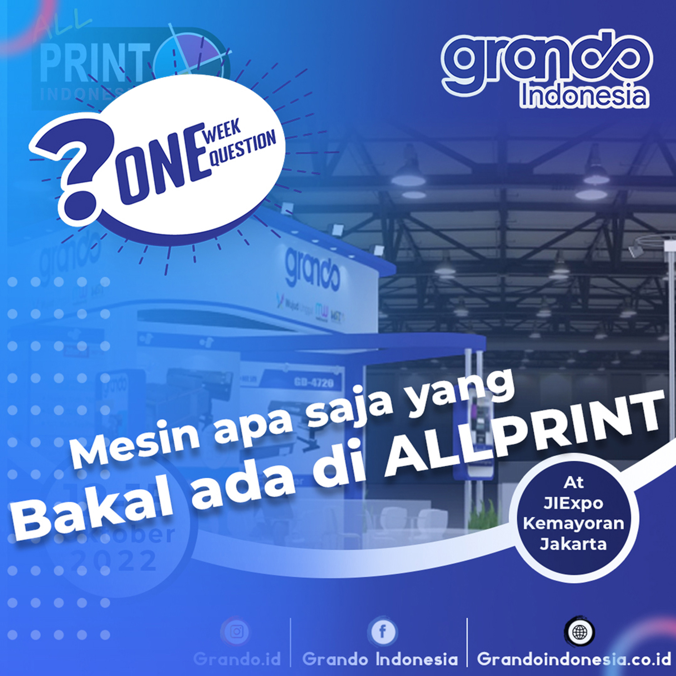 ALLPRINT Indonesia!  ini dia Lineup Mesin Grando.